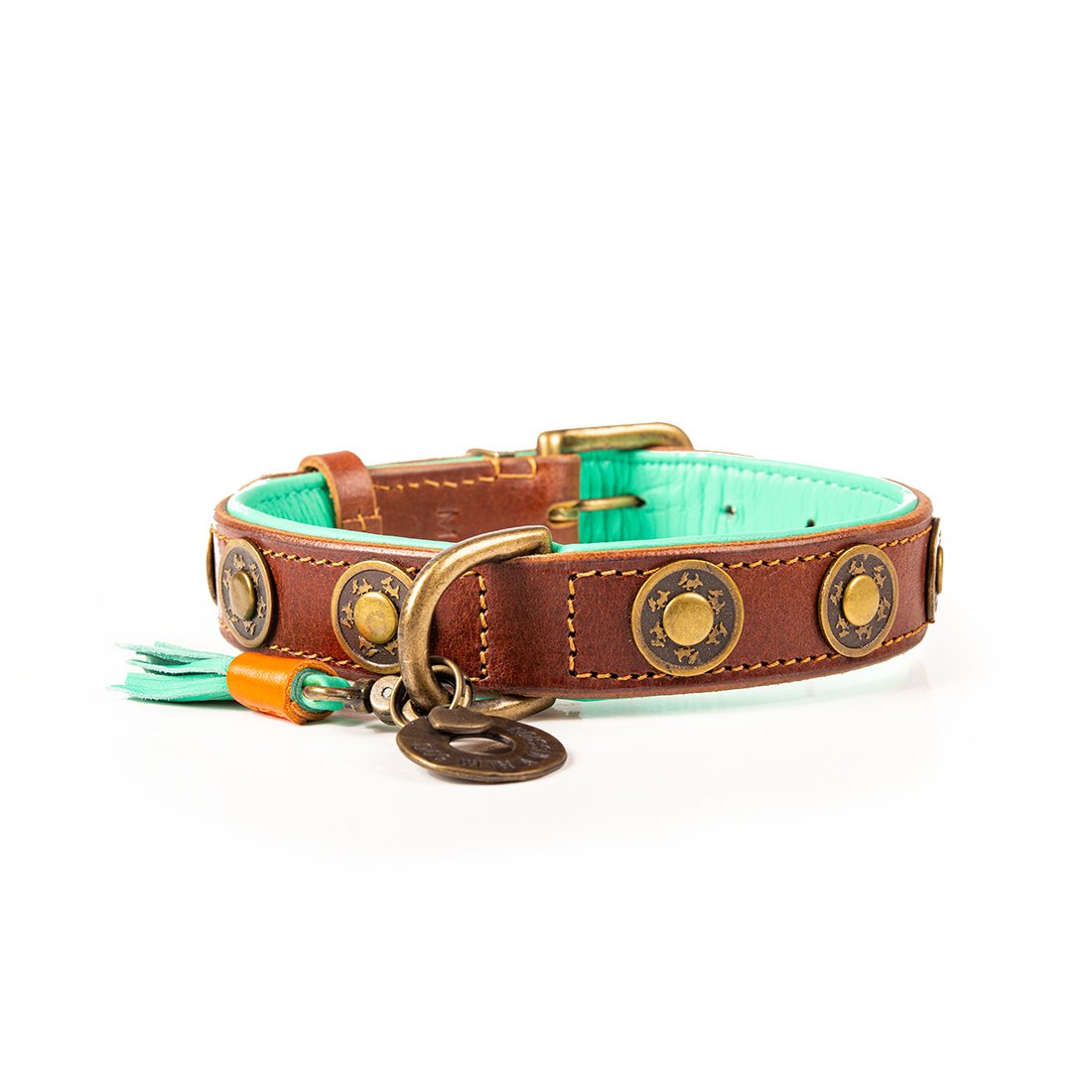 Dog with a Mission Urban Collare in Pelle M 34-39 cm Marrone