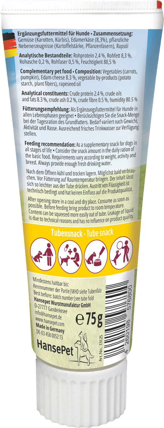 Kerbl Pet Tubidog crema formaggio snack cane Edam