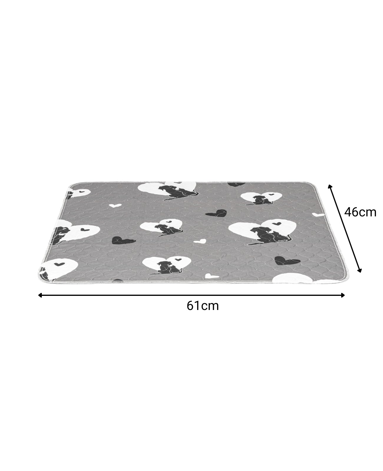 Lionto Traverse per Cani 91x86 cm Lavabili 2 Pezzi 4 Strati
