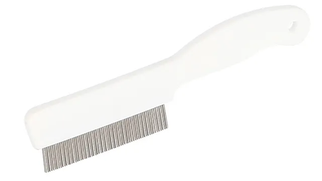 Kerbl Pet Dog Care Pettine antipulci cane manico plastica