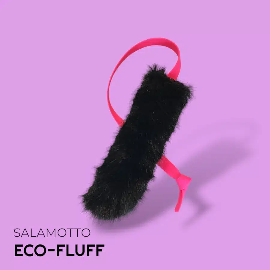 Toscani Giochi per cani salamotto Eco-fluff nero 80 cm