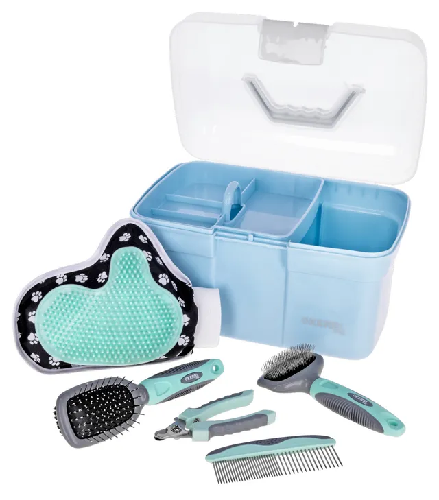 Kerbl Pet Dog Care Grooming Box kit toelettatura cane