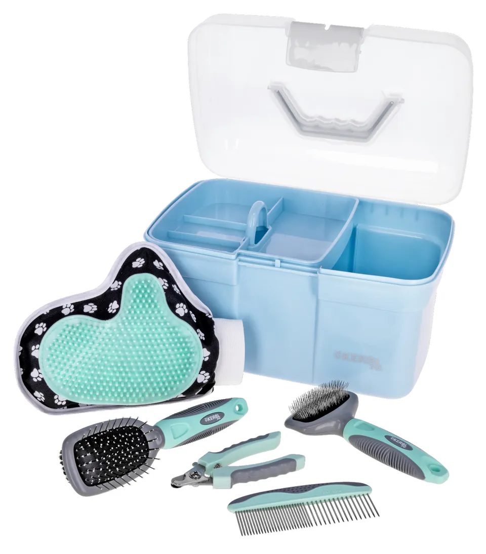 Kerbl Pet Dog Care Grooming Box kit toelettatura cane