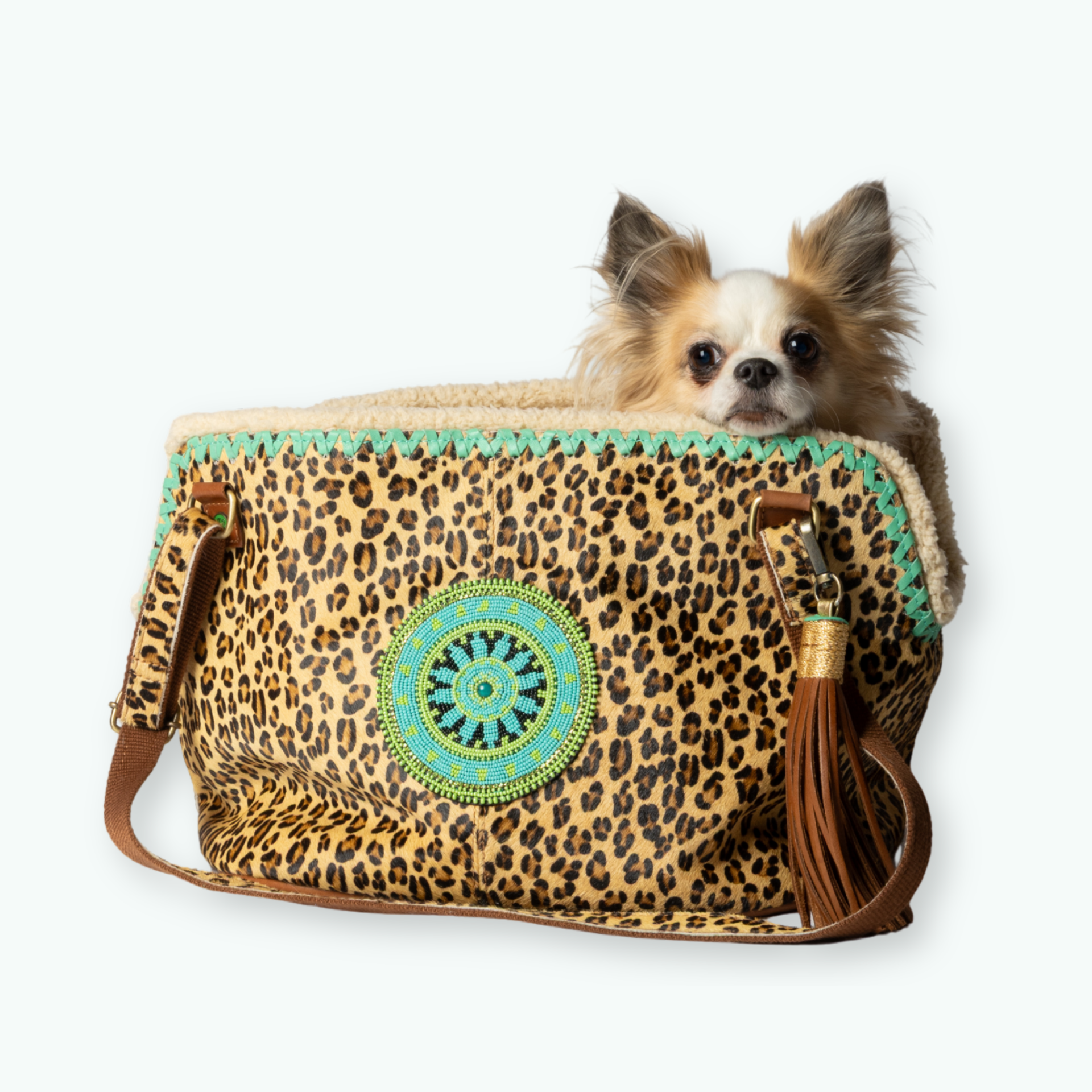 Dog with a Mission Leopard Lily borsa cane leopardo