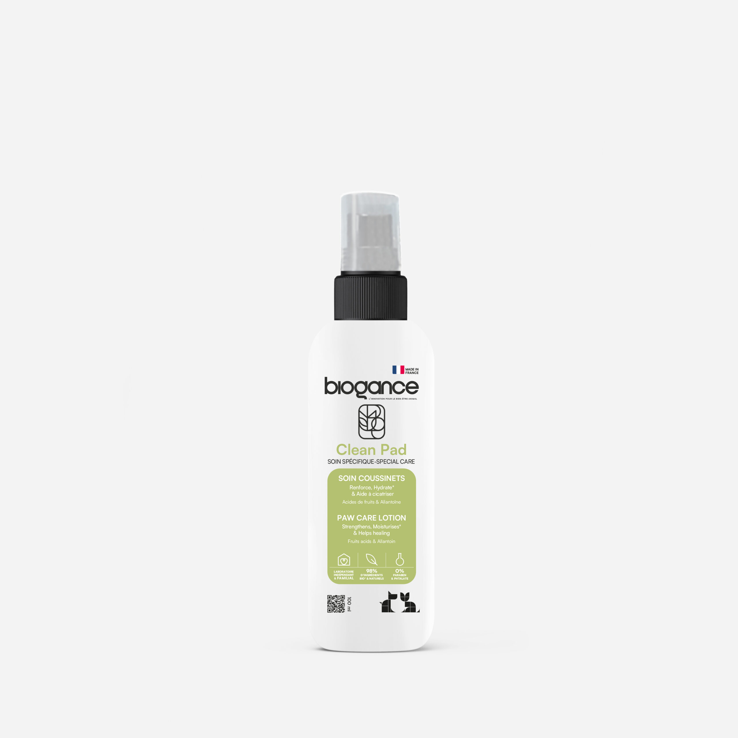 Biogance Clean Pad cura cuscinetti zampe cane e gatto