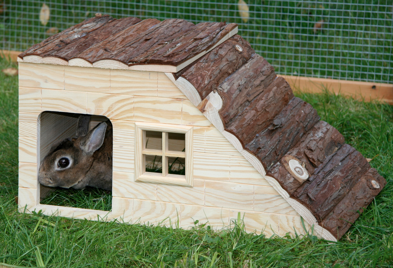 Kerbl Pet Nature Casetta Roditori in Legno con Rampa