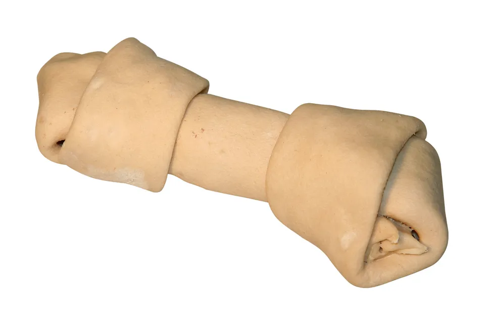 Kerbl Pet Rawhide Knot osso masticabile pelle bovina cane