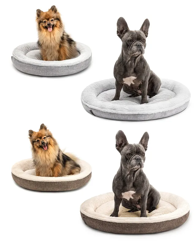 Lionto Hundebetten cuccia cani grigia 55 cm donut morbida