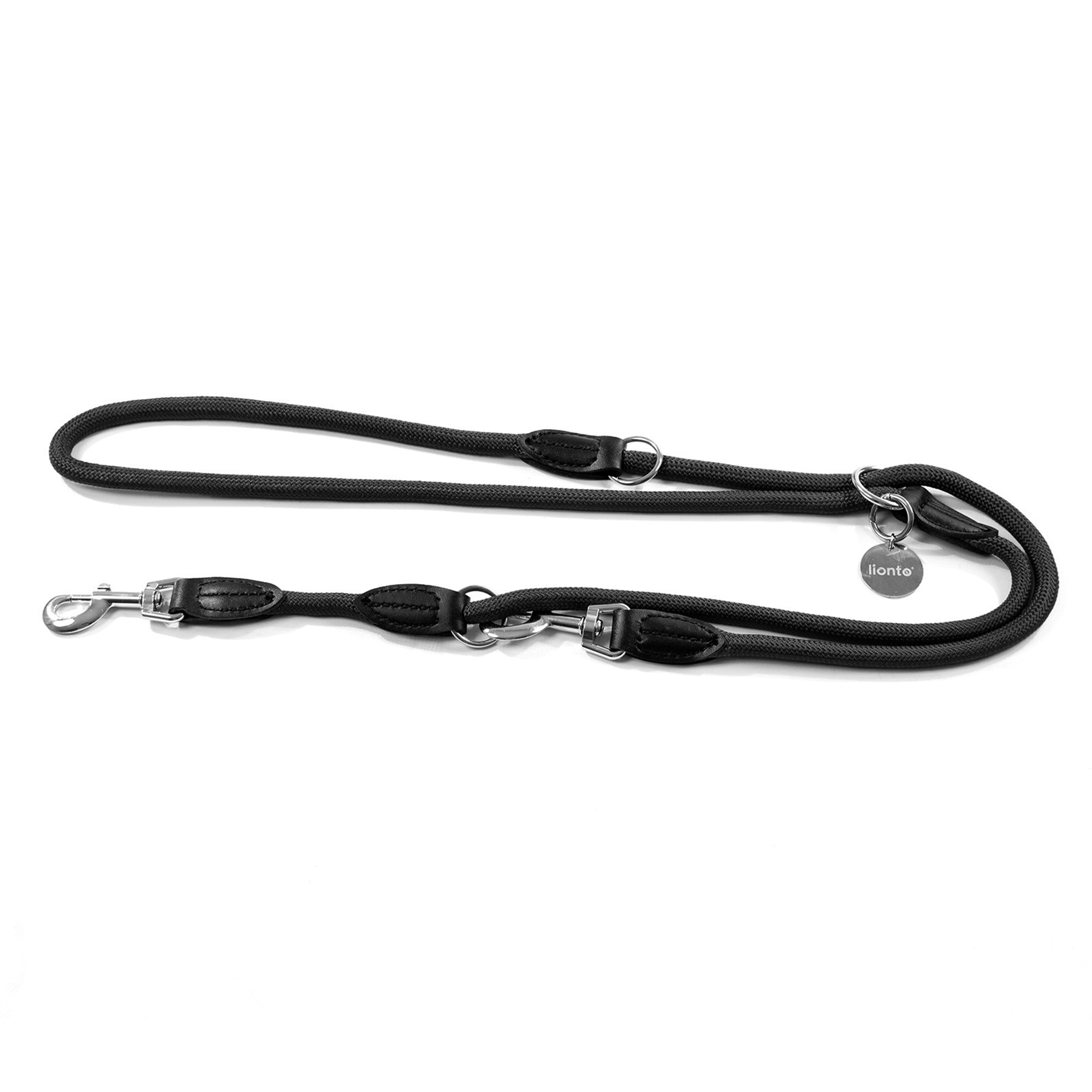 Lionto Hunde-Spaziergang guinzaglio regolabile 200 cm nylon blu