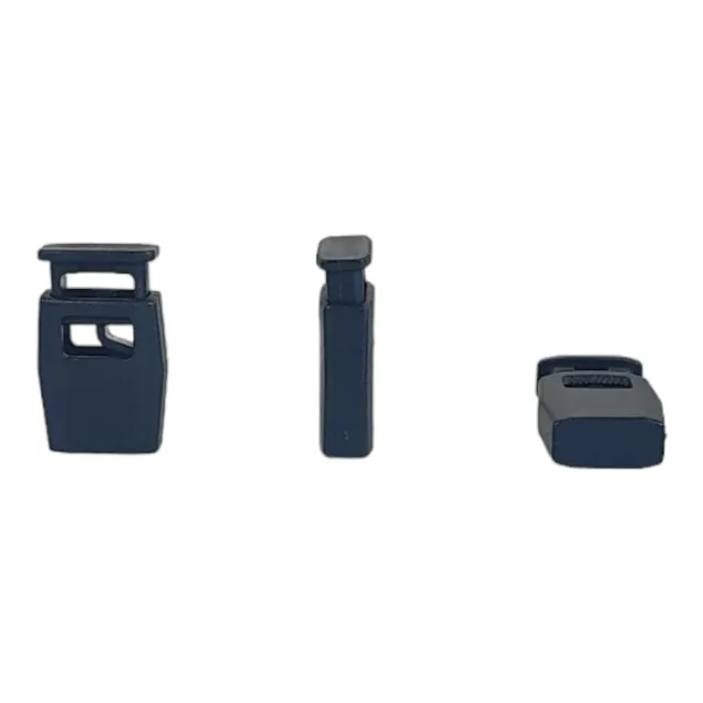 Toscani Chiusure fermacorda piatta plastica 10 mm