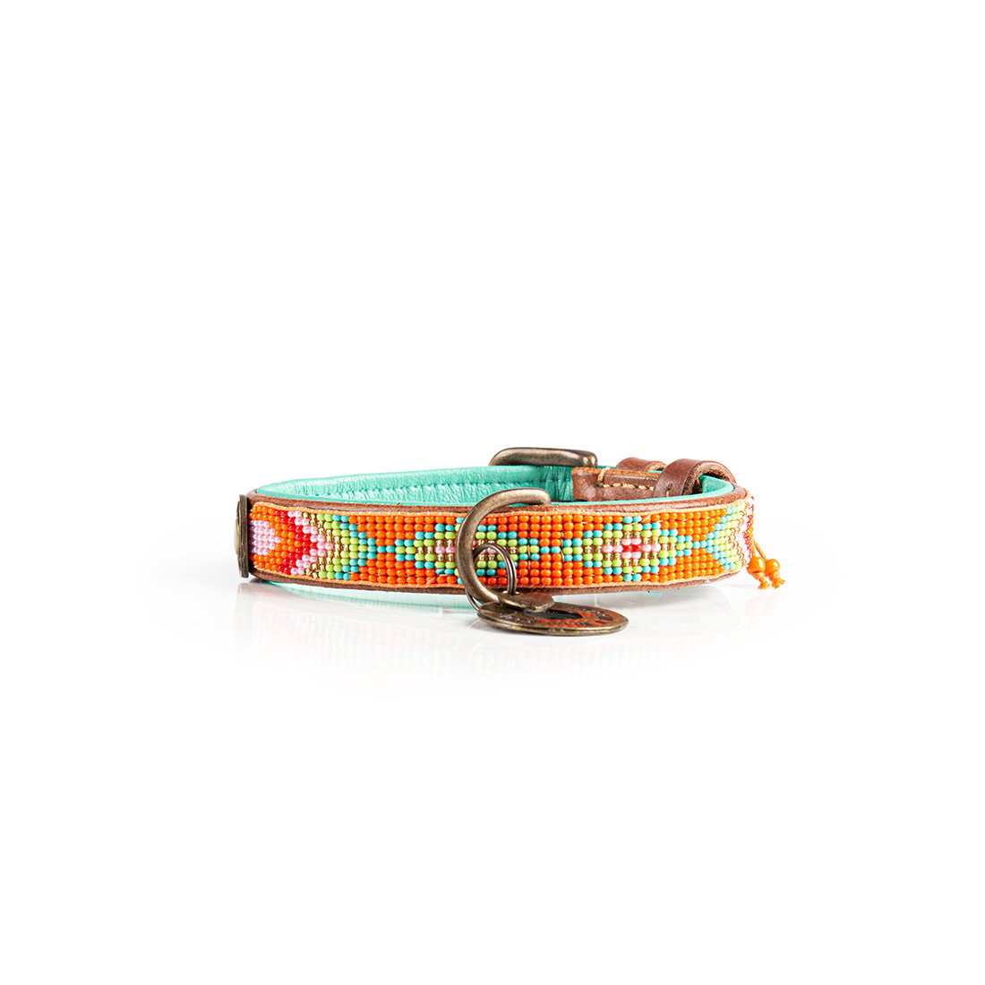 Dog with a Mission Tiger Lily Collare cane XXS arancione 22-24cm