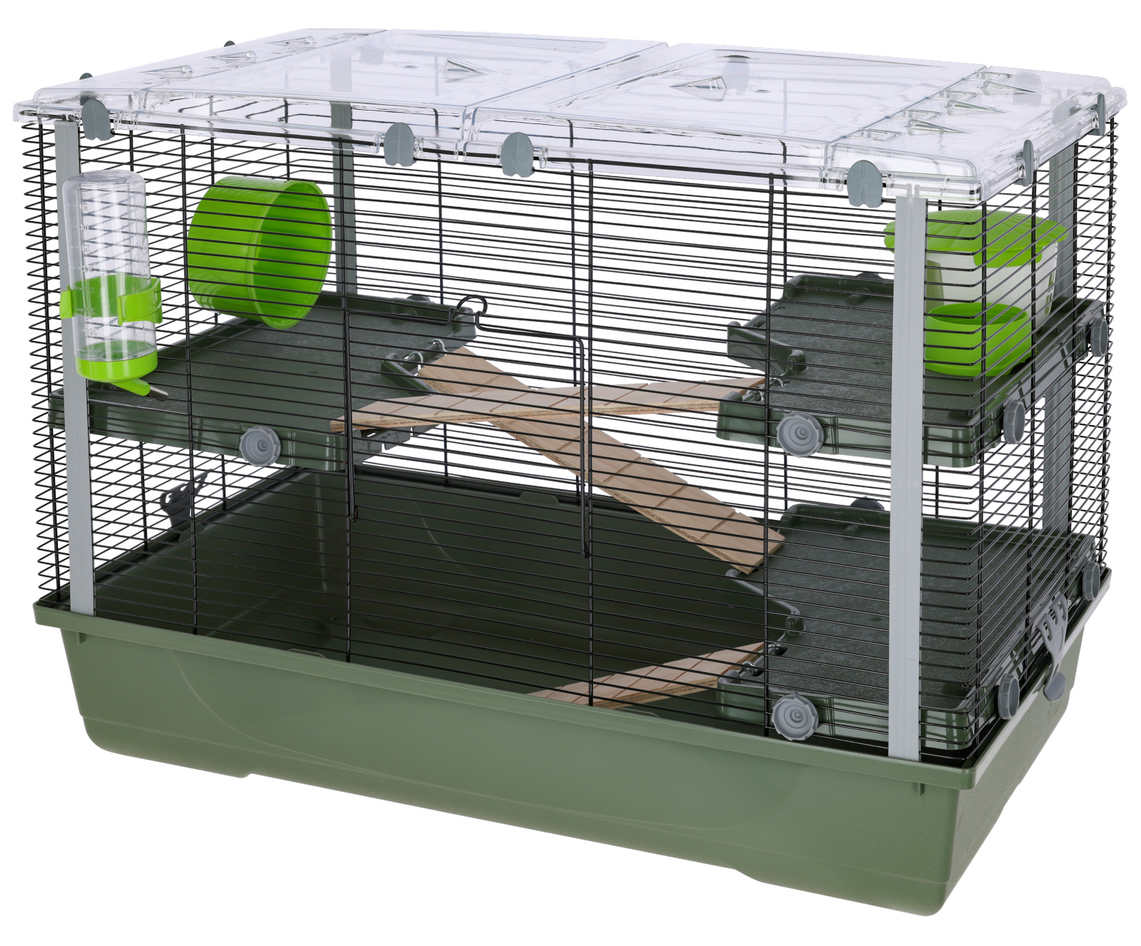 Kerbl Pet EVA 23 gabbia criceti con ruota e beverino