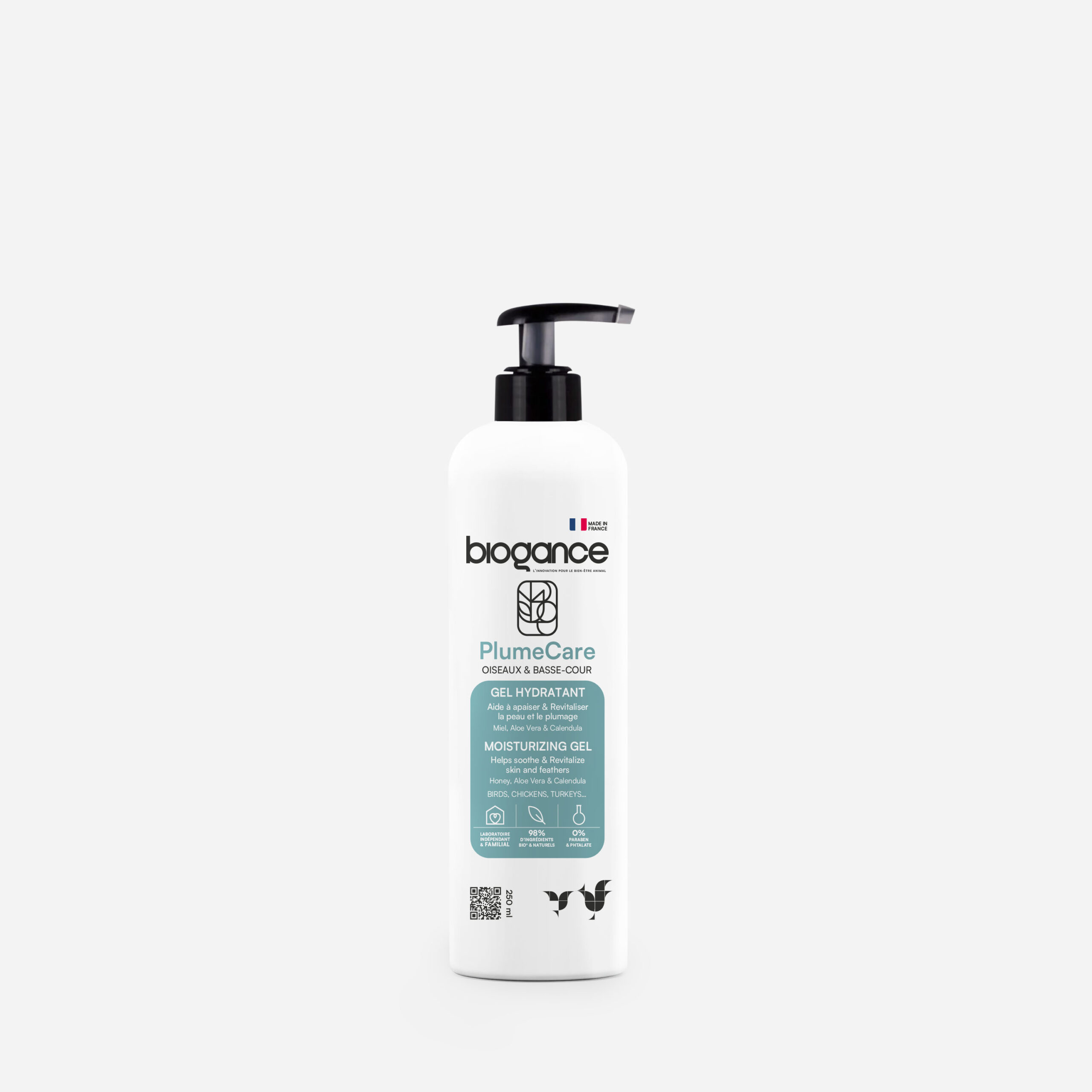 Biogance PlumeCare gel idratante uccelli 250ml calendula