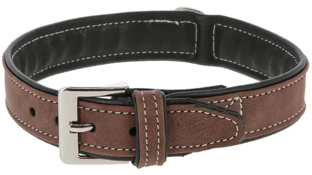 Kerbl Pet California Collar collare cane finta pelle regolabile