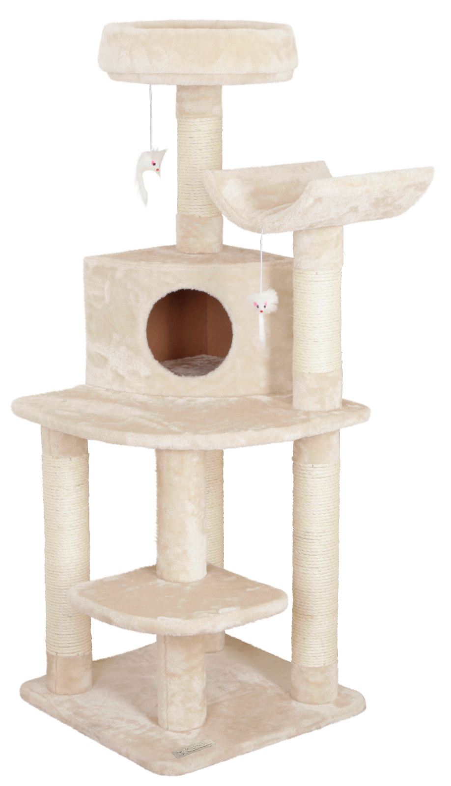 Kerbl Pet Zirkonia tiragraffi angolare gatto 5 colonne sisal