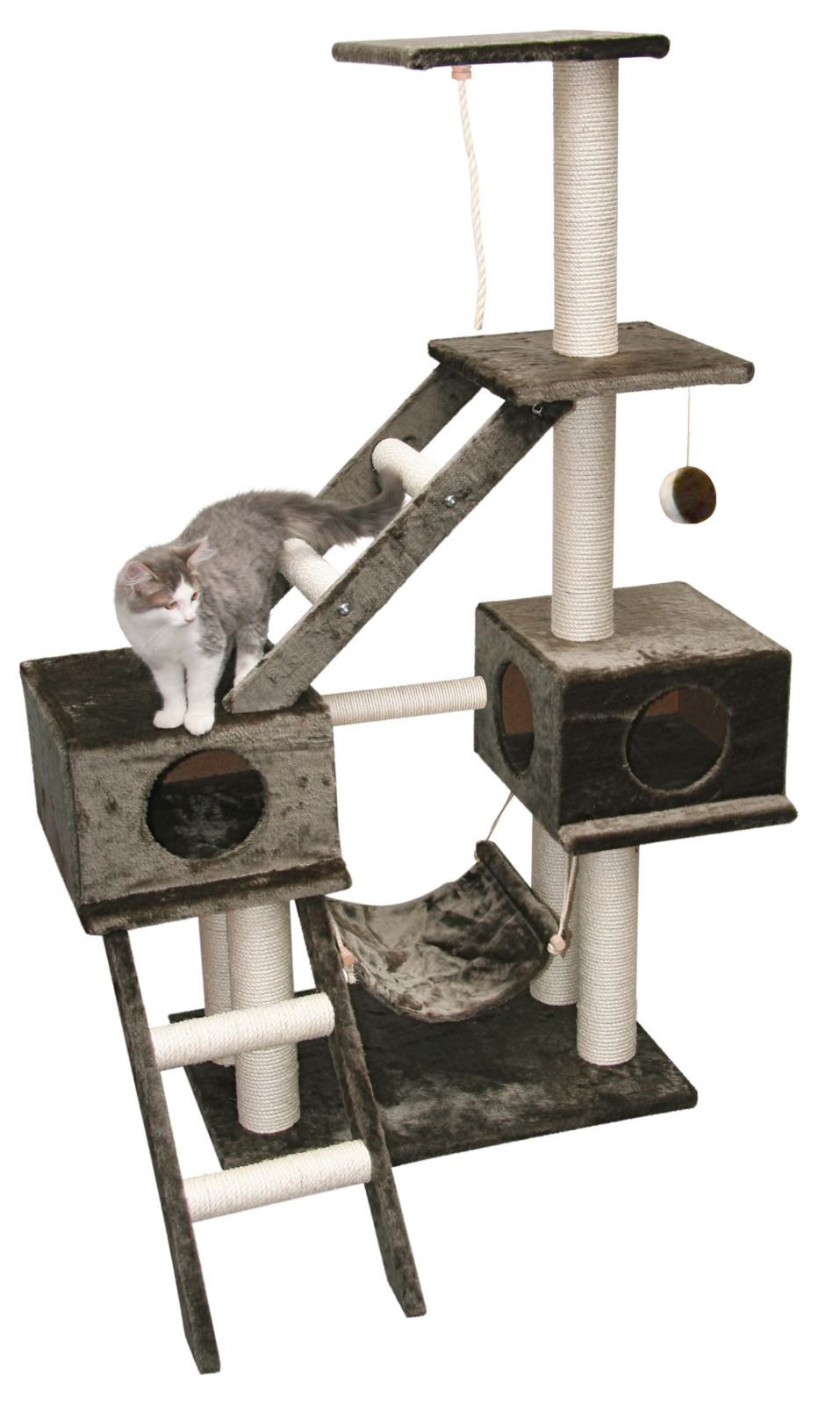 Kerbl Pet Cat Tree Granat tiragraffi gatto con amaca