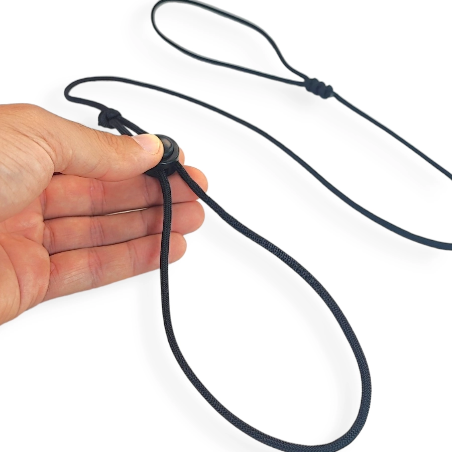 Toscani Expo Ring guinzaglio paracord con fermo anti strozzo