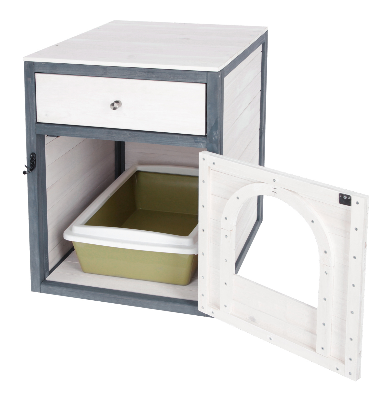 Kerbl Pet Ida mobile lettiera gatto legno nascondiglio cuccia