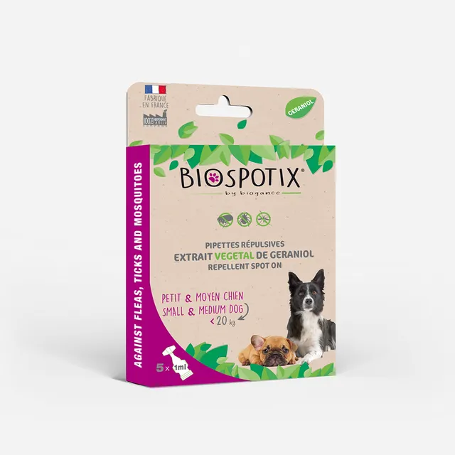 Biogance Biospotix pipette cane piccolo geraniolo