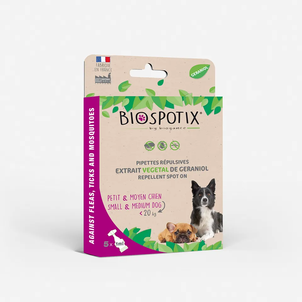 Biogance Biospotix pipette cane piccolo geraniolo