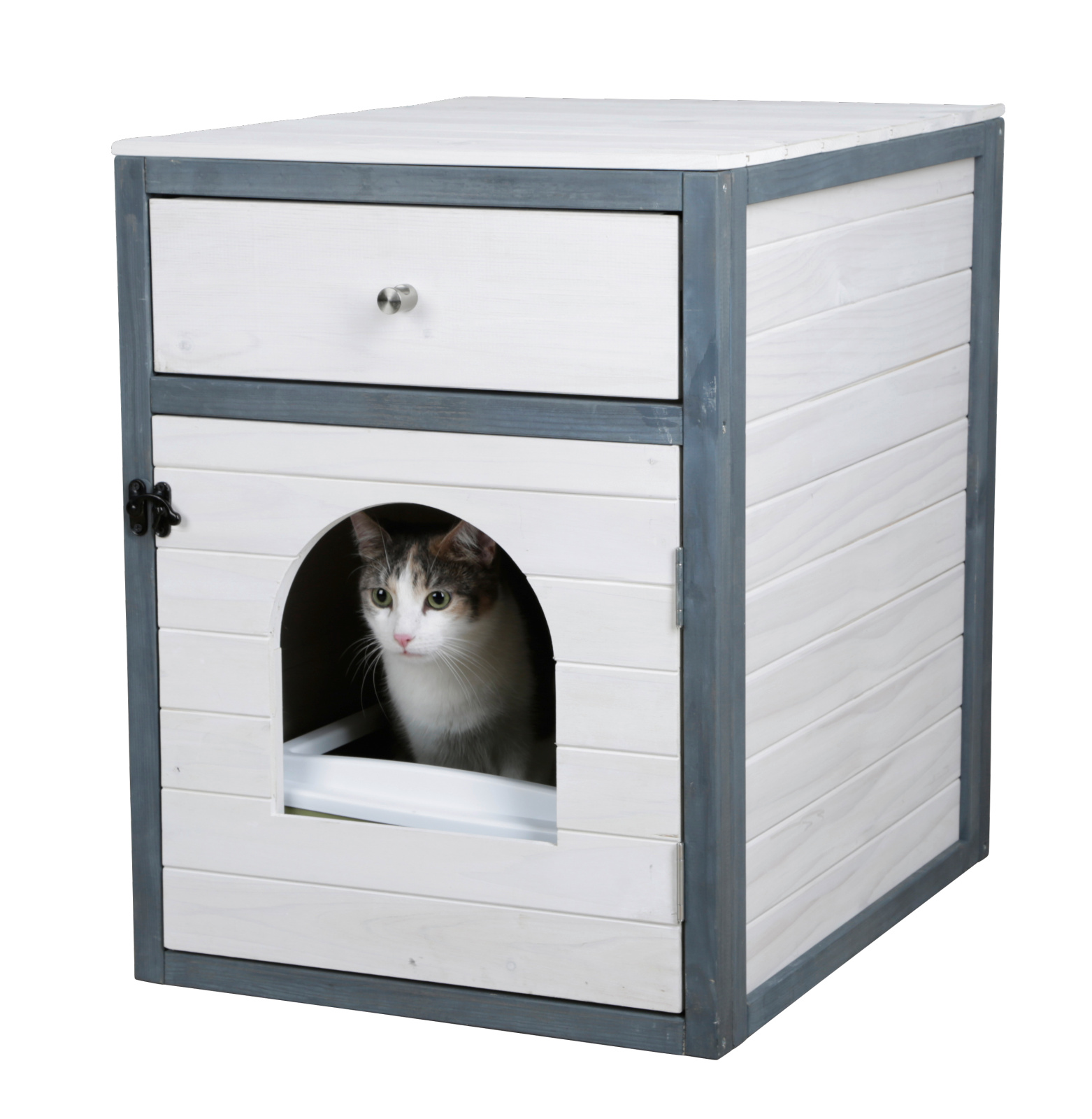 Kerbl Pet Ida mobile lettiera gatto legno nascondiglio cuccia
