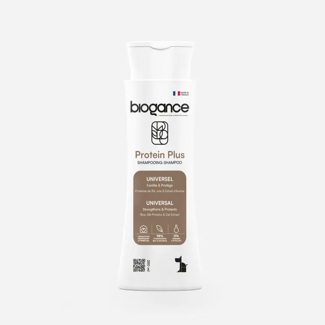 Biogance Protein Plus shampoo cane proteine riso avena