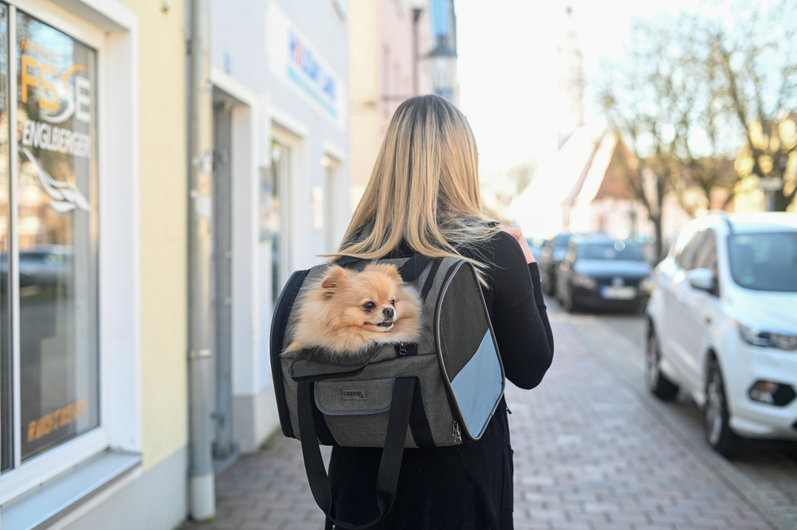 Kerbl Vacation Zaino Trasporto Cane Gatto Oxford