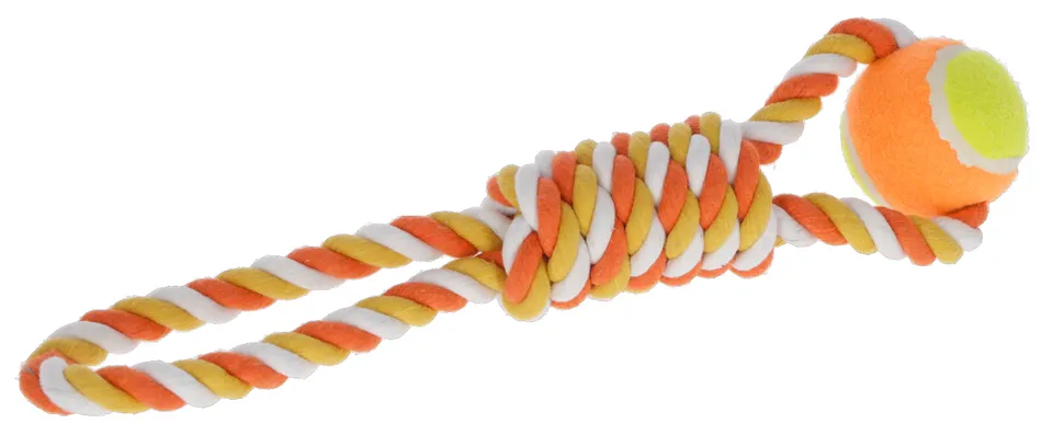 Kerbl Pet Ball on a Rope palla tennis cane con corda