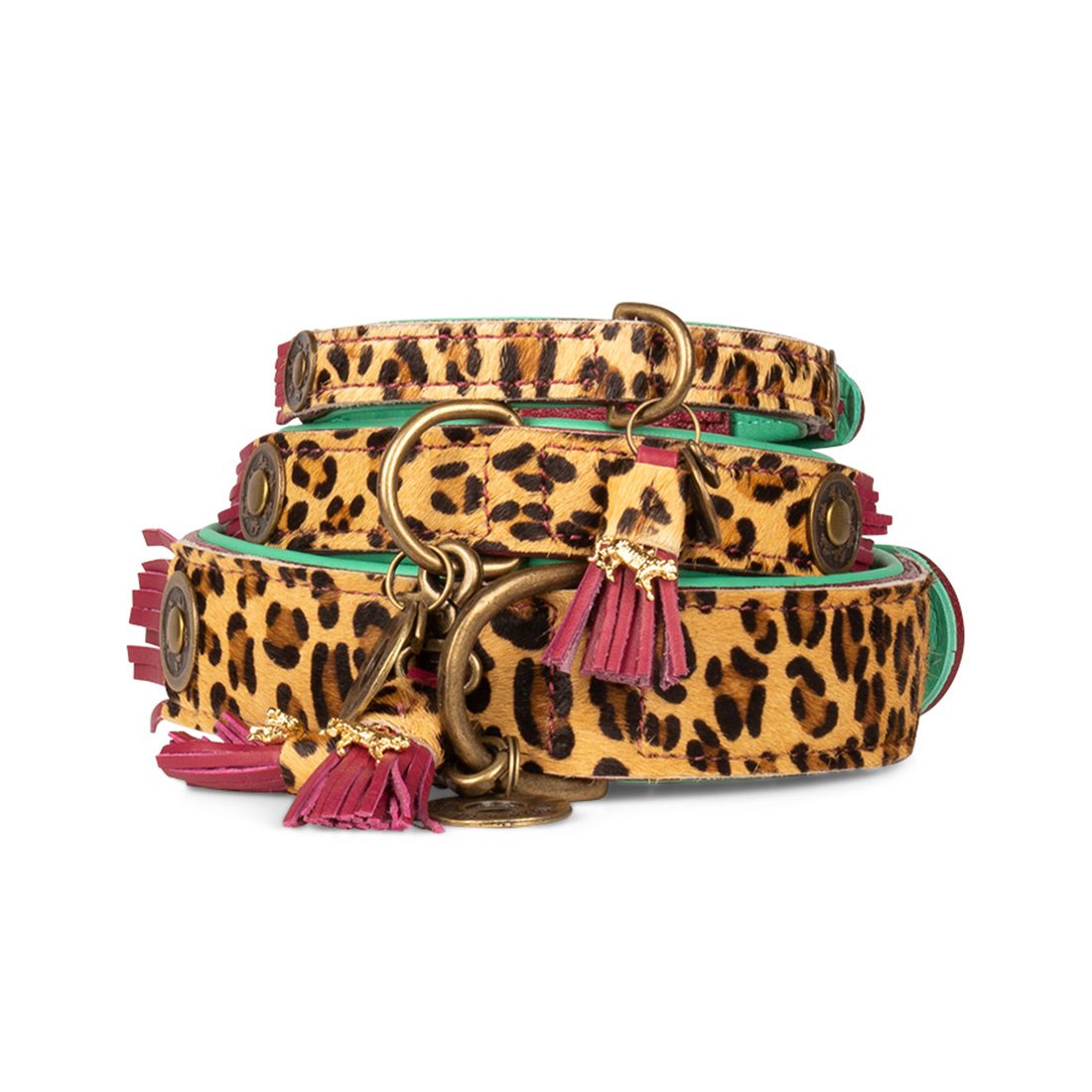 Dog with a Mission Lou Lou Collare Cane XXL Panterprint Bordeaux