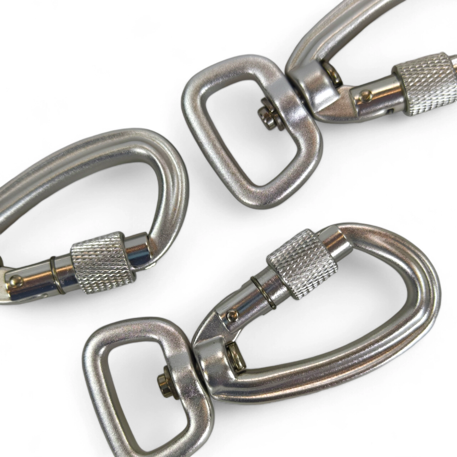 Toscani Moschettoni Sicurezza vite alluminio 6,9 cm