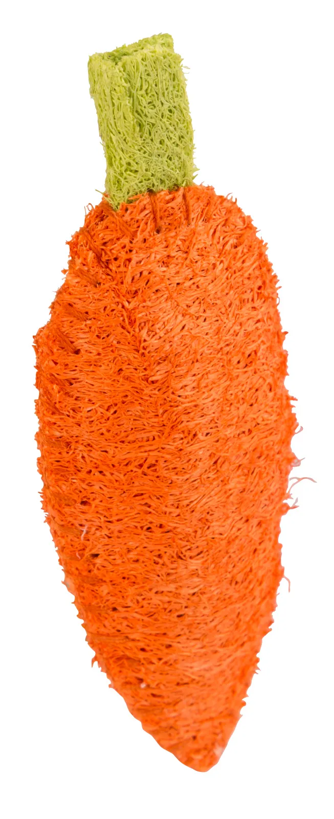 Kerbl Pet Loofah Carrot gioco snack roditori carota