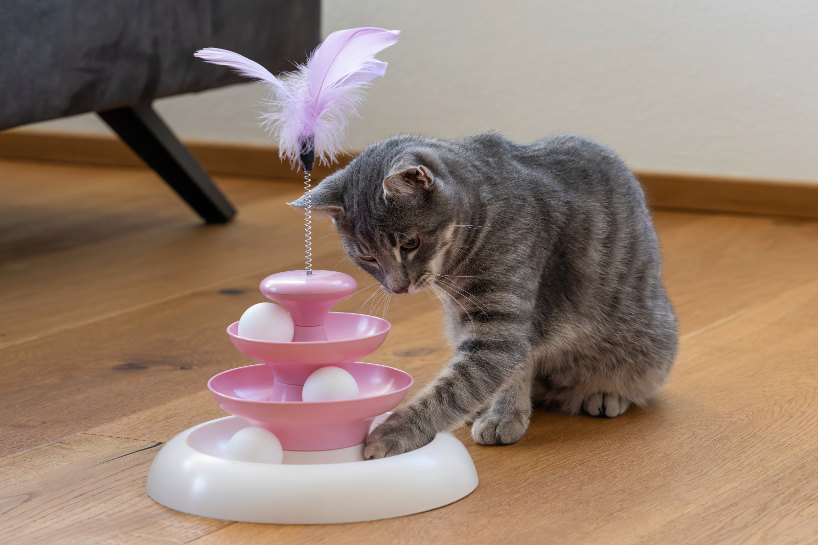 Kerbl Pet Cloudi gioco interattivo per gatti 3 livelli