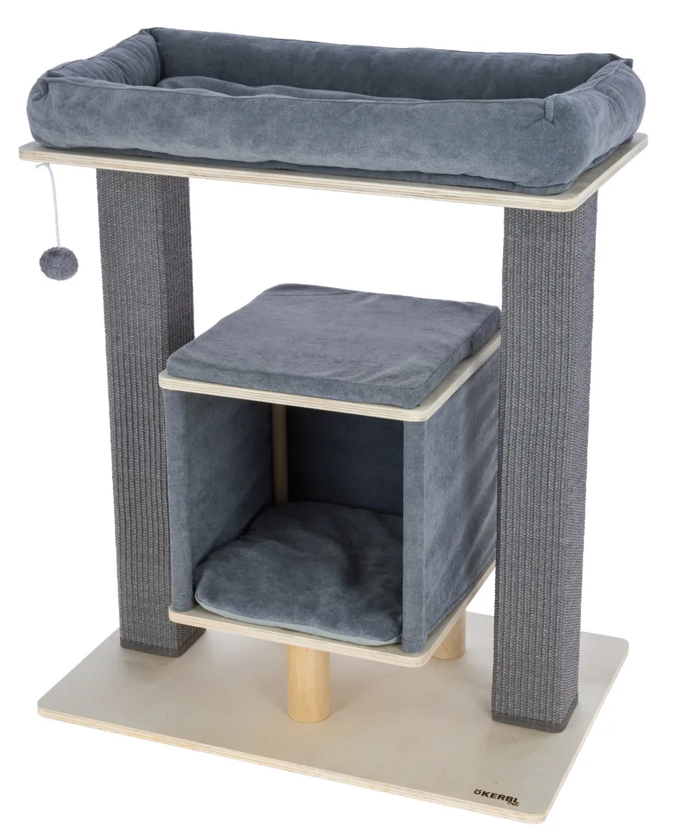 Kerbl Pet Noah III albero tiragraffi gatto con cuccia