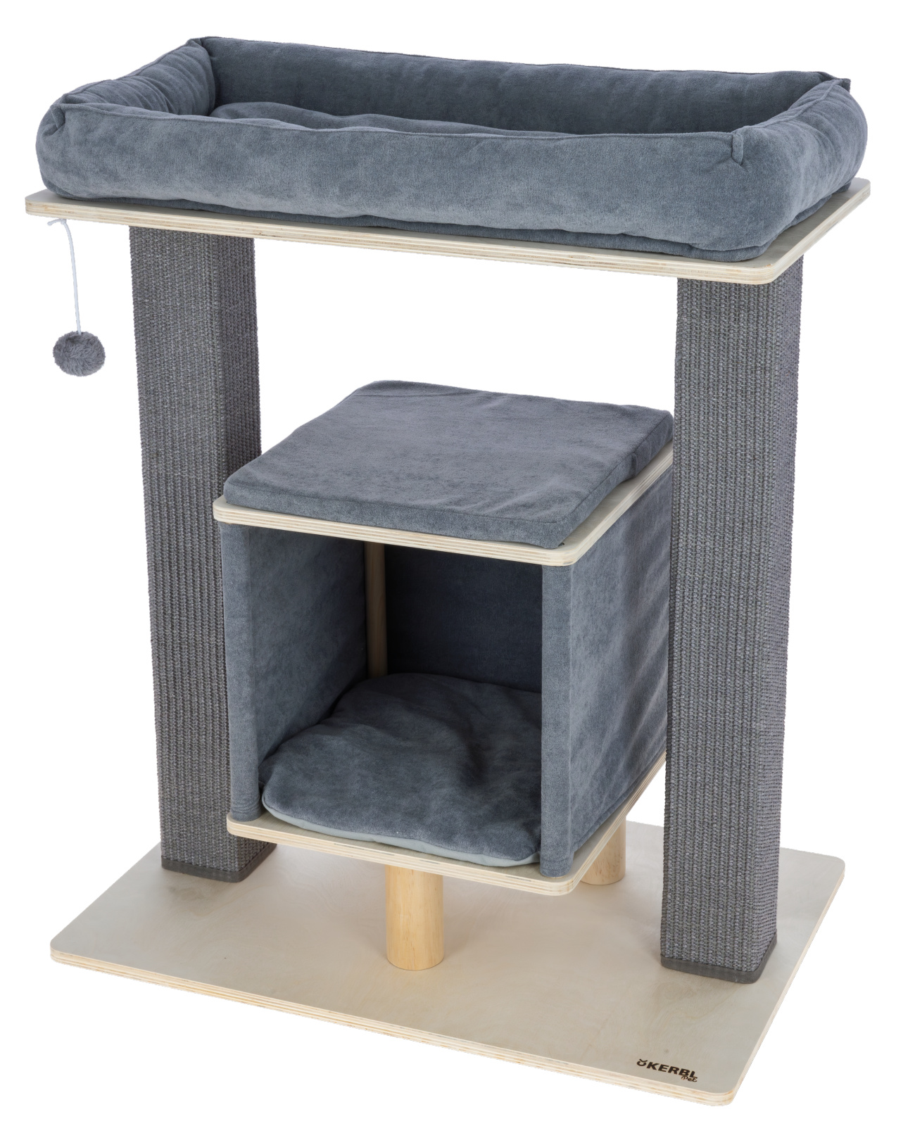 Kerbl Pet Noah III albero tiragraffi gatto con cuccia