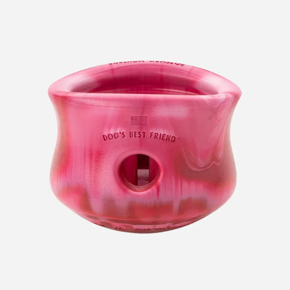 West Paw Toppl Candy Cane puzzle cane rosso