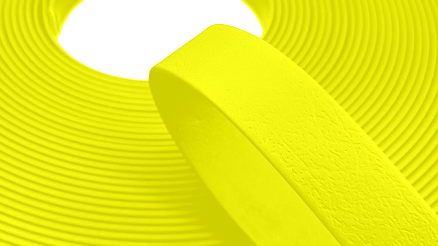 Toscani Fettucce Nastri Fettuccia Waterproof Giallo Fluo 13 mm