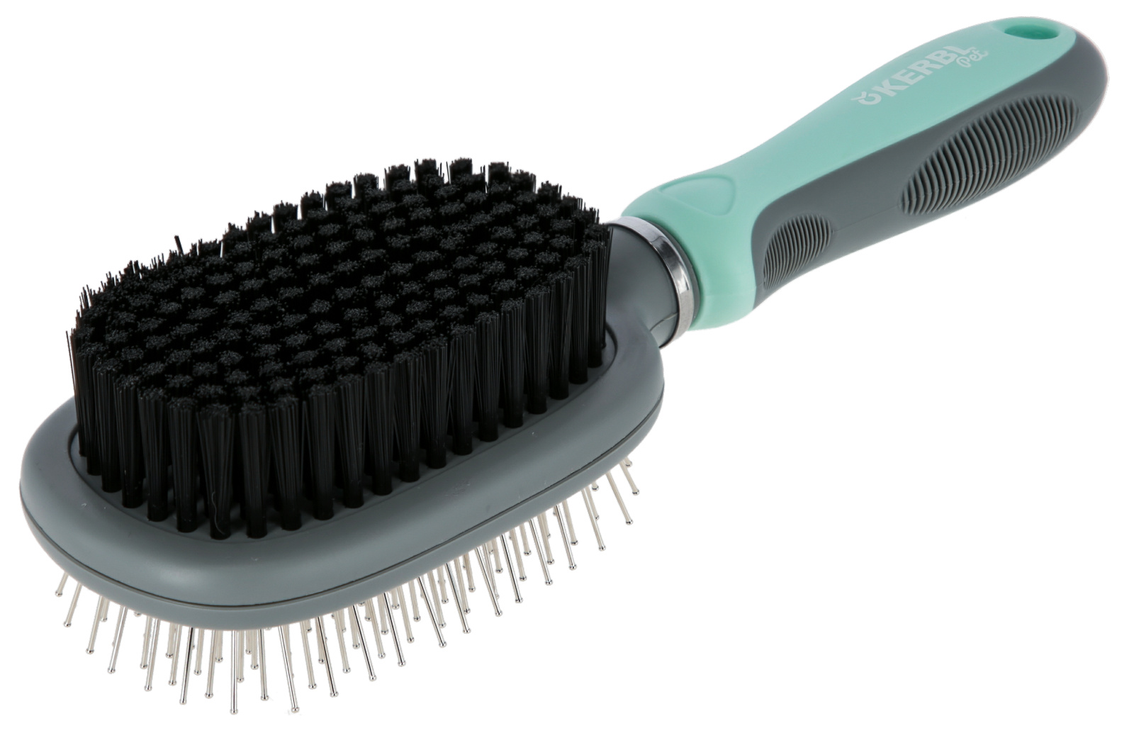 Kerbl Pet Double Brush Spazzola Cane Doppia Flessibile