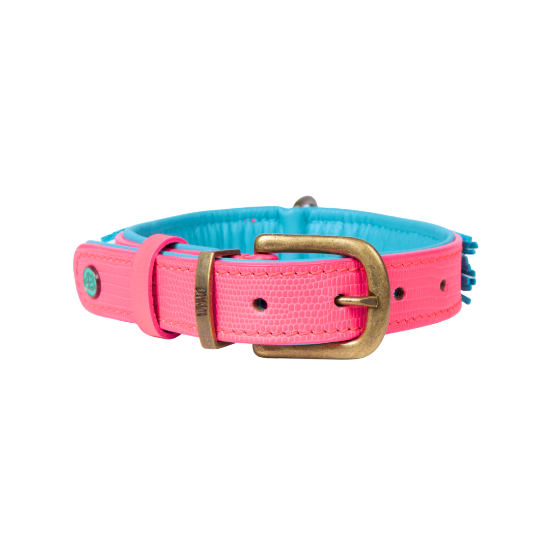 Dog with a Mission Indian Summer collare cane S multicolor pelle
