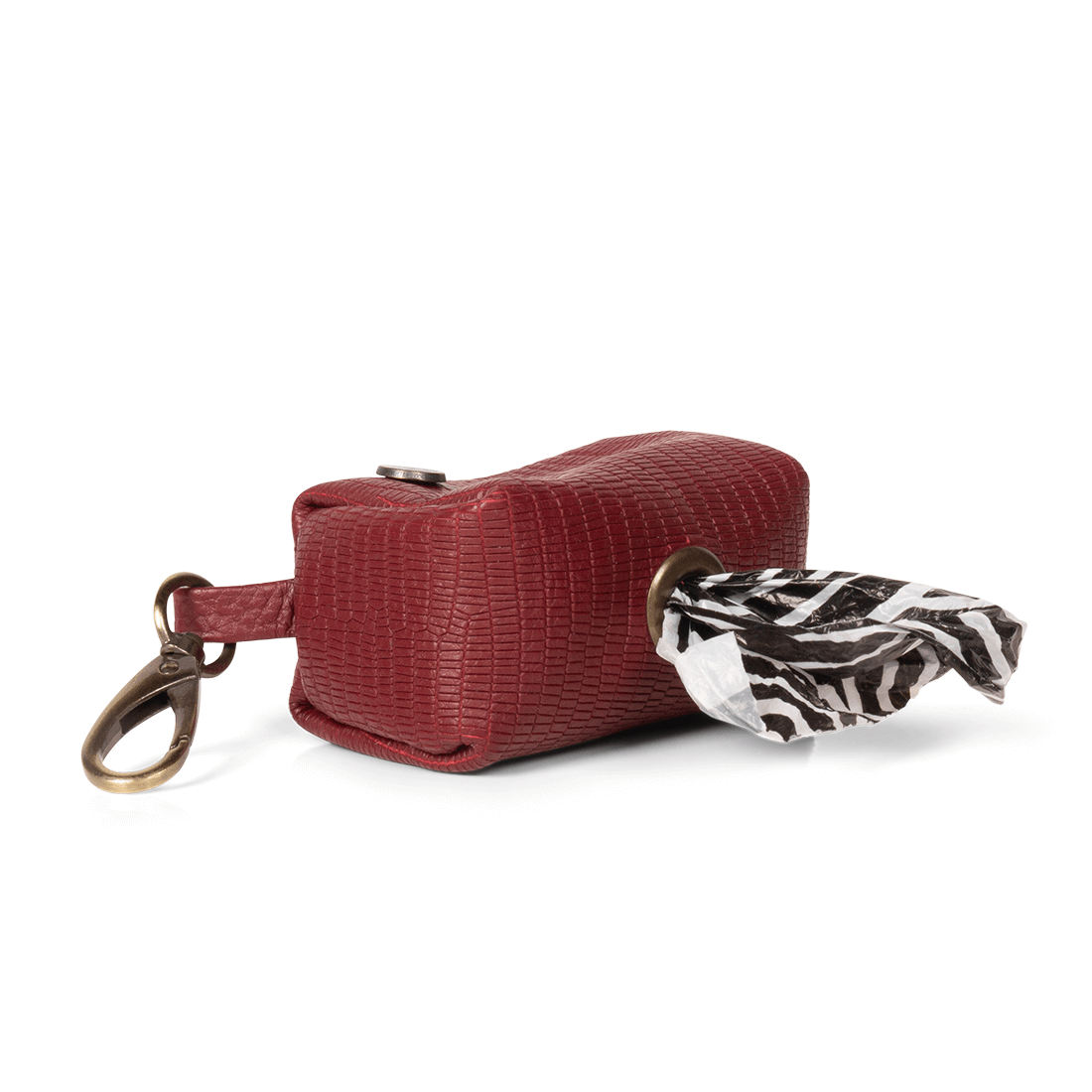 Dog with a Mission Bonnie Porta sacchetti cane pelle bordeaux