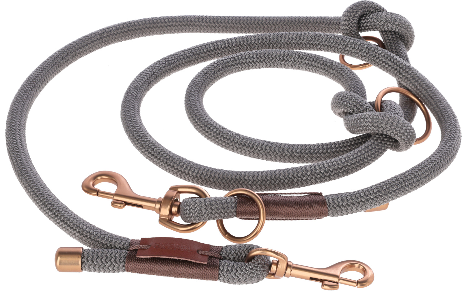 Kerbl Pet Monte Carlo guinzaglio cane corda regolabile champagne
