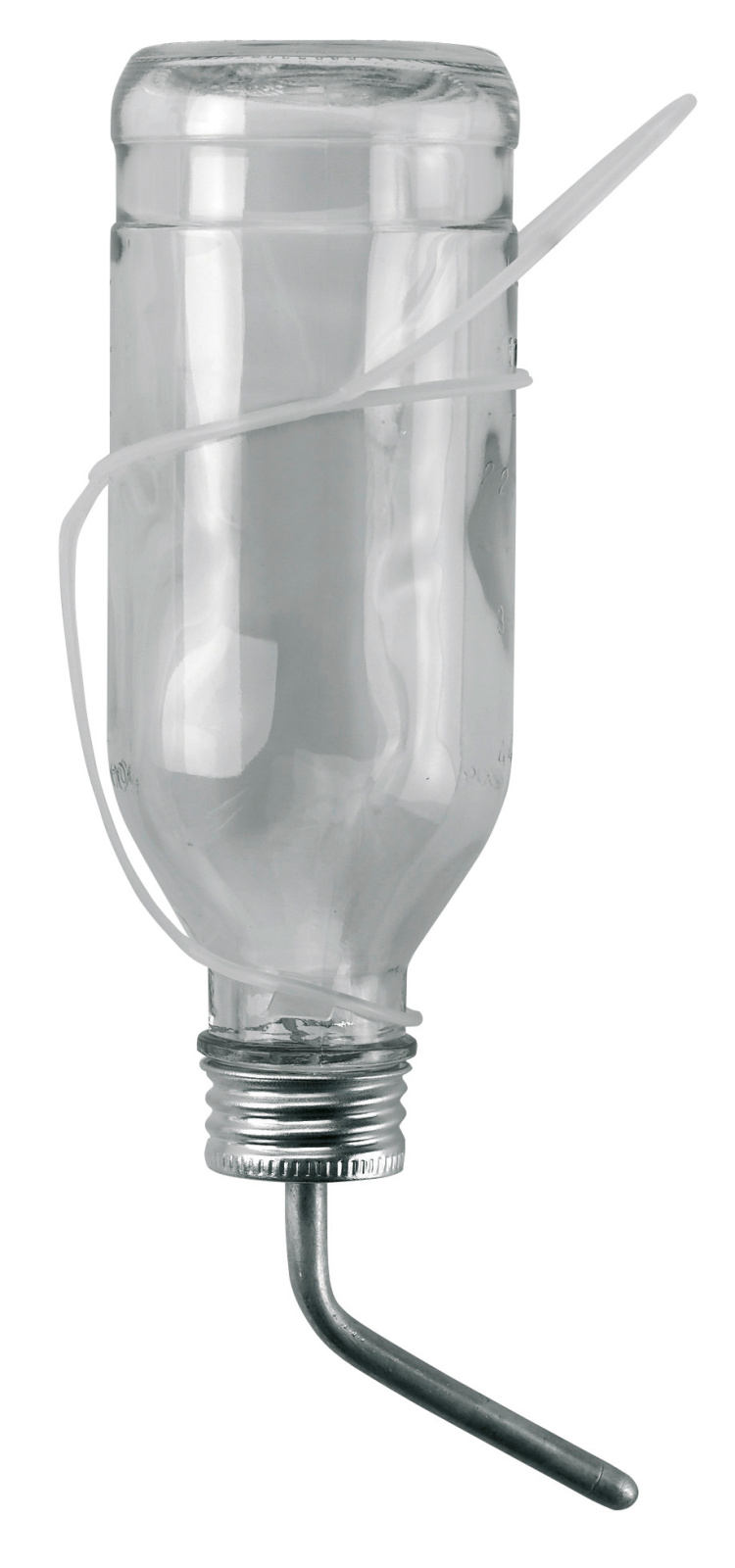 Kerbl Pet Bottiglia Beverino Conigli Tubo Alluminio con Gancio