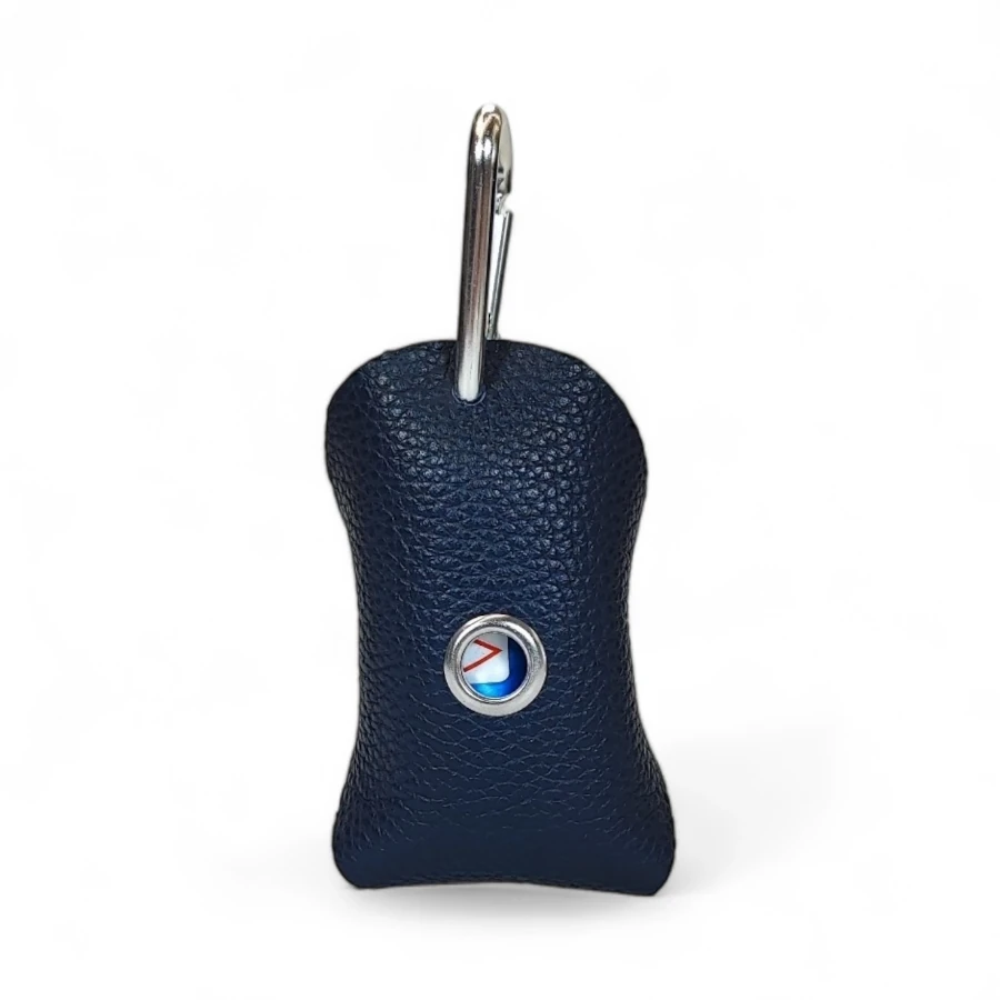 Toscani Gadget porta sacchetti cani in pelle bovina con moschettone