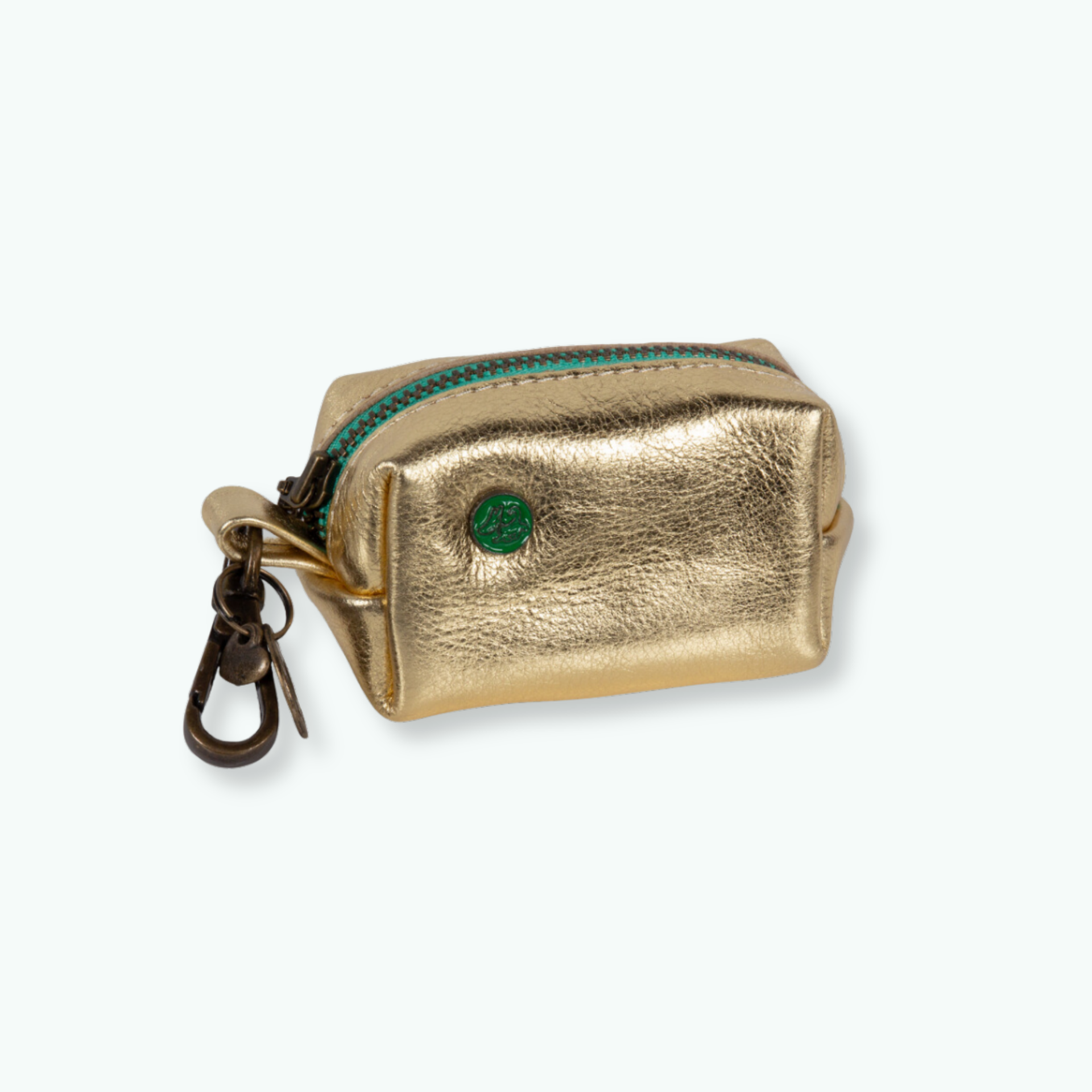 Dog with a Mission Bling porta sacchetti cane pelle oro