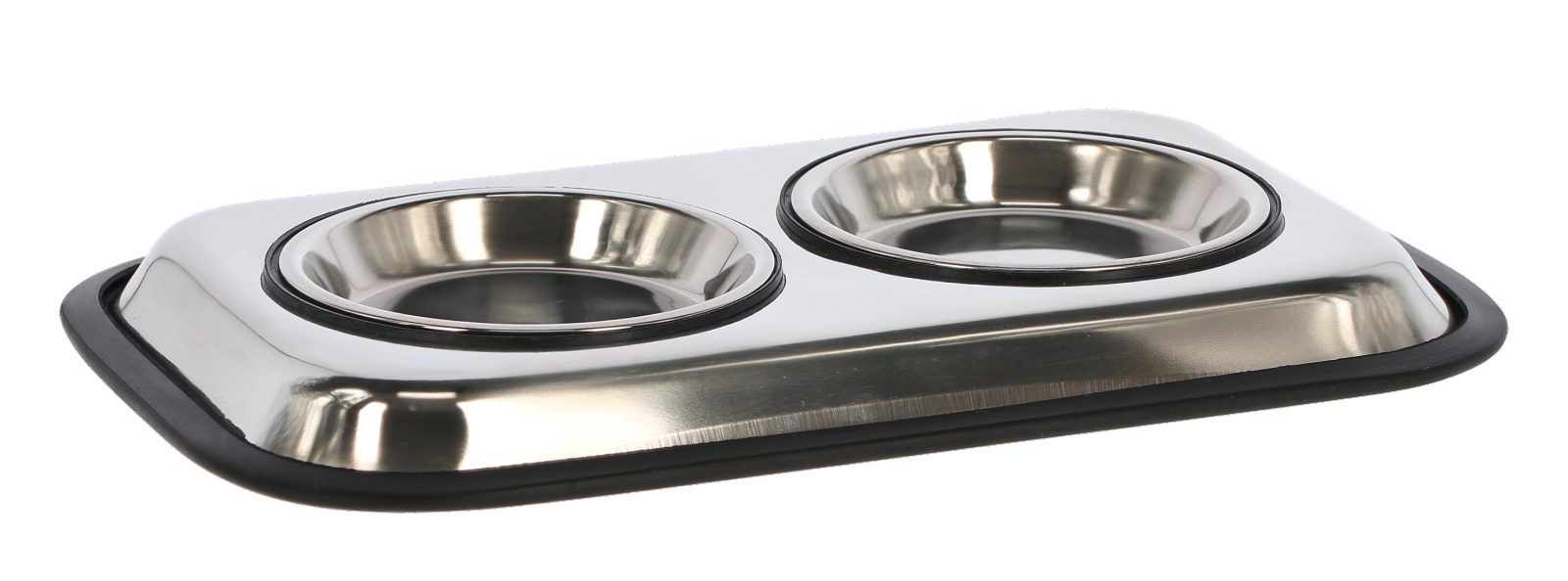 Kerbl Pet Duo ciotola cane inox doppia antiscivolo