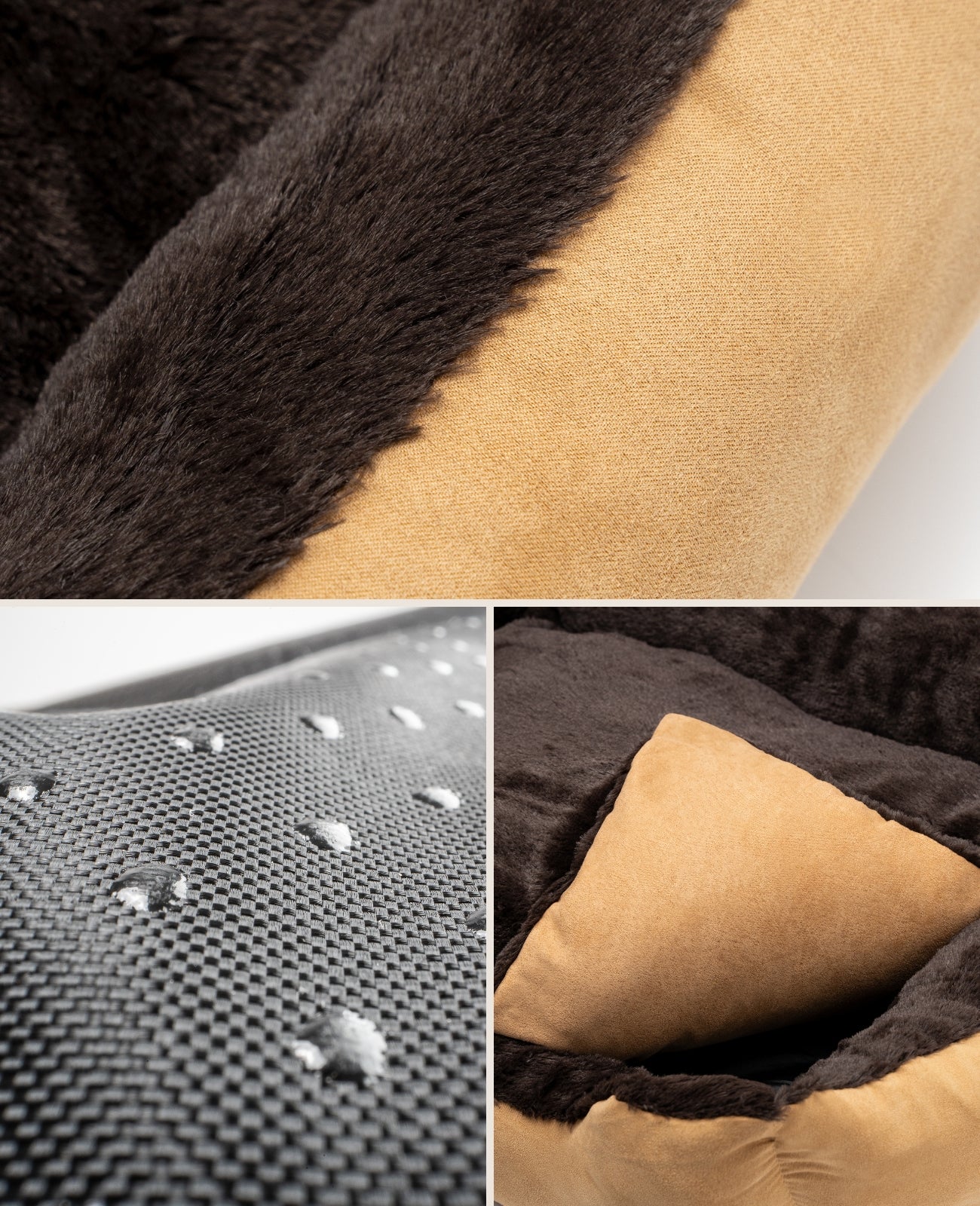 Lionto Hundebetten Hundebett Cuccia Cane Beige 75x60x19 cm