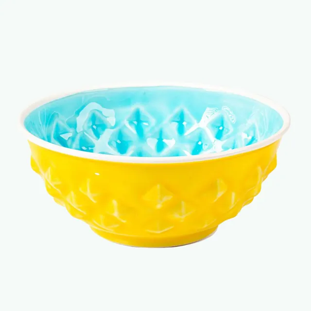 Dog with a Mission Lemon & Lime ciotola cane-gatto gialla 16 cm S