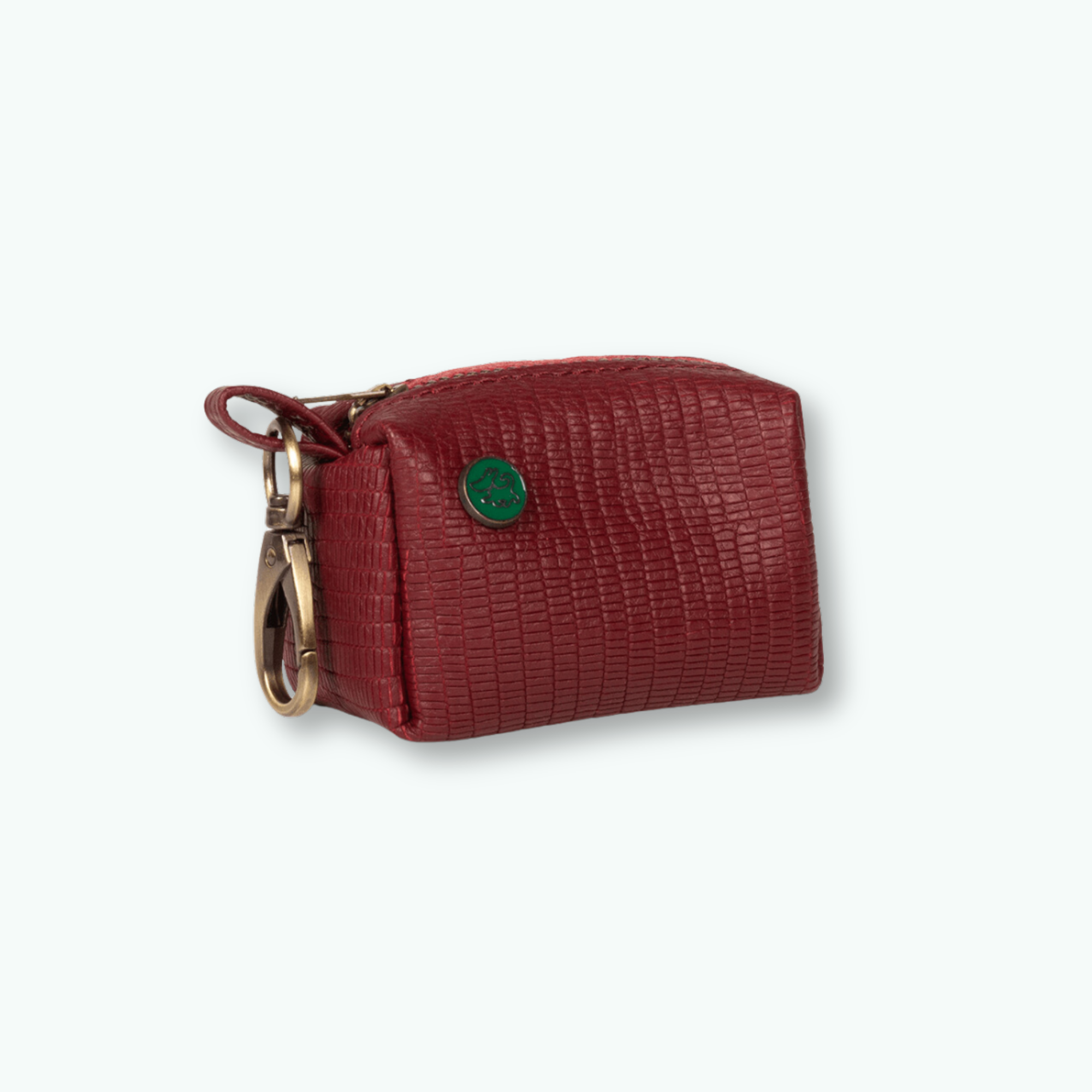 Dog with a Mission Bonnie Porta sacchetti cane pelle bordeaux