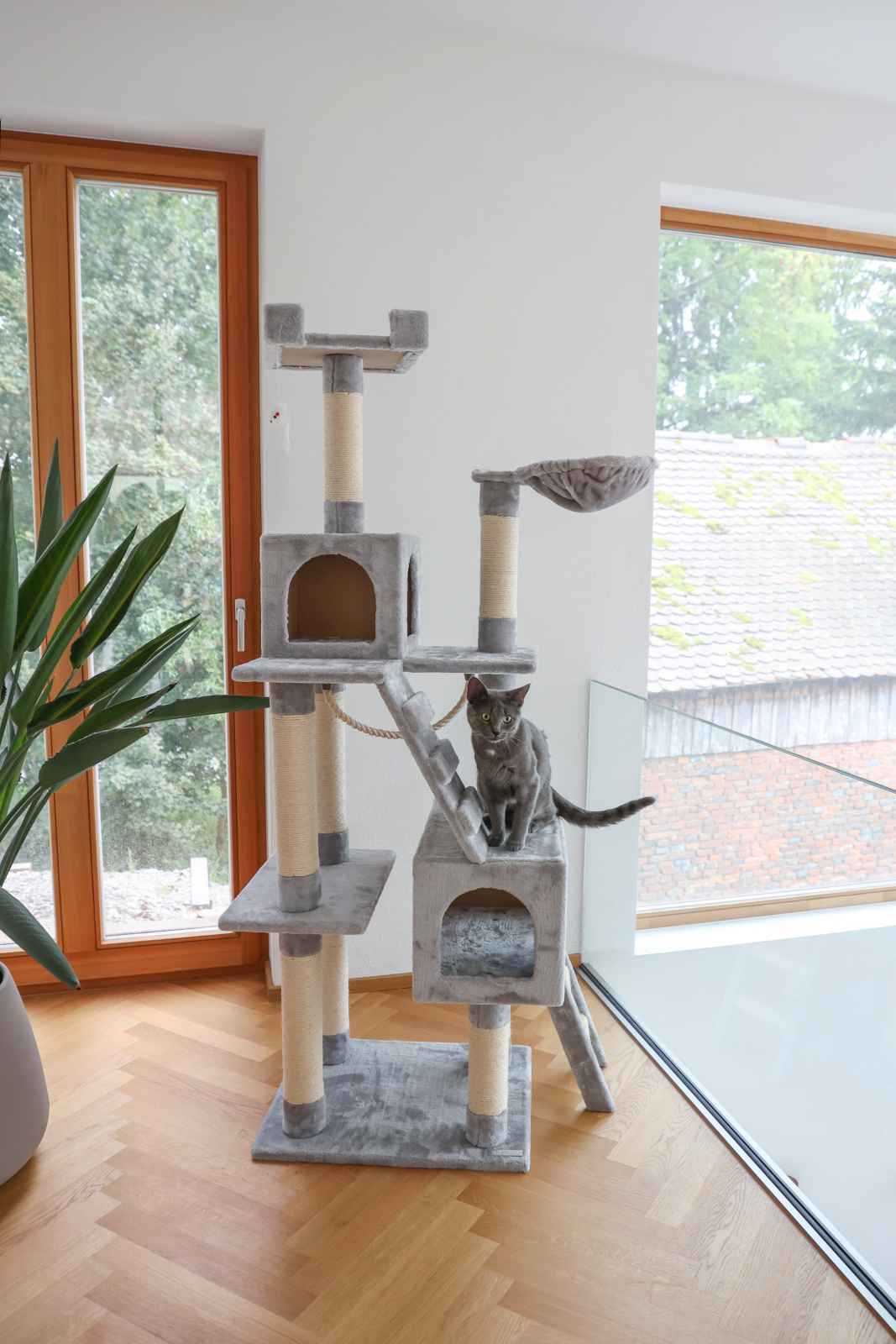 Kerbl Pet Square Albero Tiragraffi Gatto Sisal Multilivello