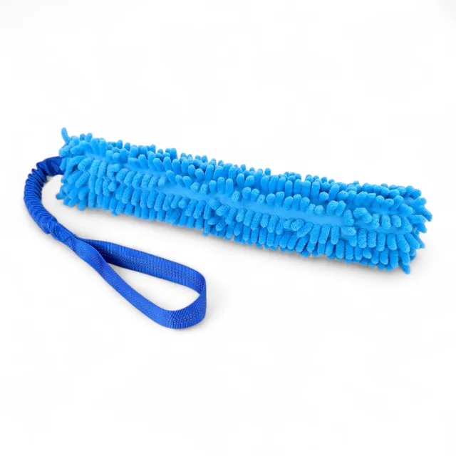 Toscani Giochi per cani Mop Antishock gioco azzurro fluo