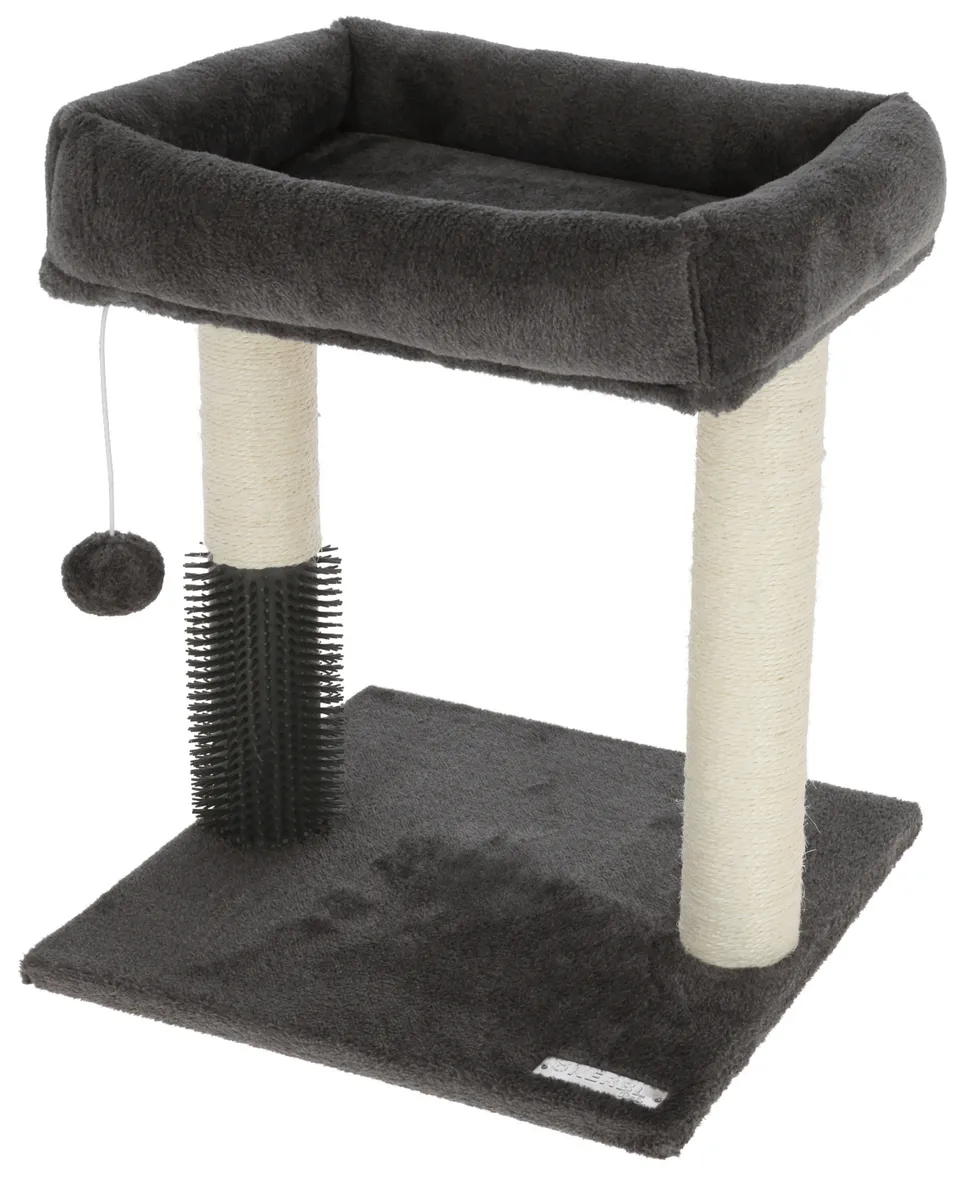 Kerbl Pet Rosi albero tiragraffi gatto con cuccia e pallina